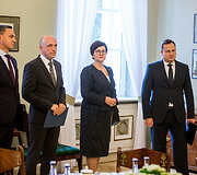 &Scaron;arūnas Rameikis, Saulius Urbanavičius, Edita Janu&scaron;ienė, Evaldas Pa&scaron;ilis