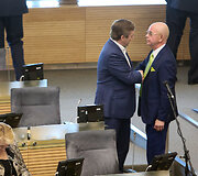 Ramūnas Karbauskis ir Antanas Vinkus