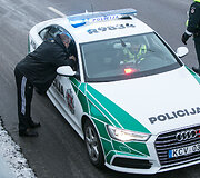 Rytinis kelių policijos reidas Vilniuje
