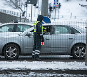 Rytinis kelių policijos reidas Vilniuje