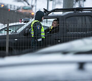 Rytinis kelių policijos reidas Vilniuje