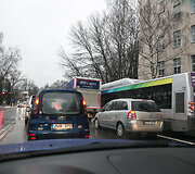 Transporto spūstis Vilniuje