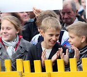 Lenkų protesto mitingas prie Lietuvos respublikos Seimo