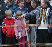 Lenkų protesto mitingas prie Lietuvos respublikos Seimo