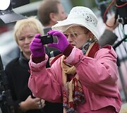 Lenkų protesto mitingas prie Lietuvos respublikos Seimo