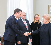 Vilius Mačiulaitis ir Dalia Grybauskaitė