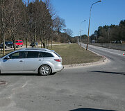 Vilniaus kelių policija matuoja greitį