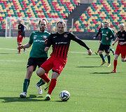 Futbolo rungtynių Vytaro Radzevičiaus 50-mečio proga akimirka