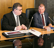 Linas Linkevičius ir Saulius Skvernelis