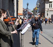 Vilniuje muzikantai i&scaron;ėjo į gatves