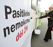 Europos aik&scaron;tėje siūloma nemokamai pasidaryti greitąjį ŽIV testą.