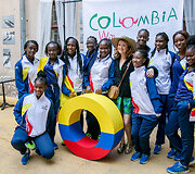 Kolumbieti&scaron;ko vakaro akimirka