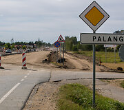 Kelio remontas Palangoje