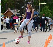 &bdquo;Sportas visiems&ldquo; festivalio akimirka