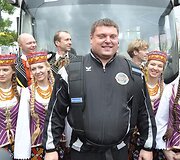 Ž.Savickas tempė autobusą