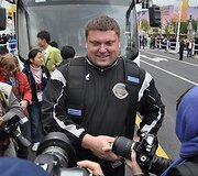 Ž.Savickas tempė autobusą
