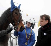 &bdquo;Sartai 2011&ldquo; žirgų lenktynių akimirka