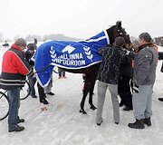 &bdquo;Sartai 2011&ldquo; žirgų lenktynių akimirka