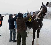 &bdquo;Sartai 2011&ldquo; žirgų lenktynių akimirka