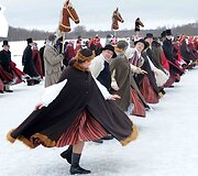 &bdquo;Sartai 2011&ldquo; žirgų lenktynių akimirka