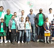 &bdquo;Žalgirio&ldquo; komanda su gerbėjais