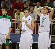 Lietuvos krep&scaron;inio rinktinė turėjo verstis be R.Jak&scaron;to ir R.Giedraičio.