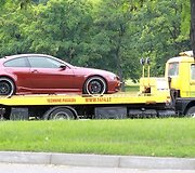 &bdquo;BMW M6&ldquo; i&scaron;vežė techninė pagalba