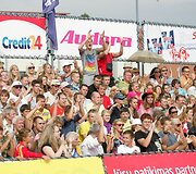 Lietuves finale audringai palaikė žiūrovai.