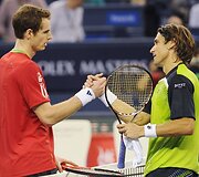 Andy Murray ir Davidas Ferreras