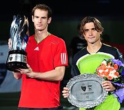 Andy Murray ir Davidas Ferreras