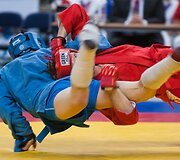 Sambo čempionato akimirka
