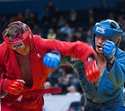 Sambo čempionato akimirka