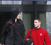 Mindaugas Katelynas ir Jonas Valančiūnas