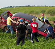 Vilniaus ralyje &ndash; Daunoravičių ekipažo incidentas