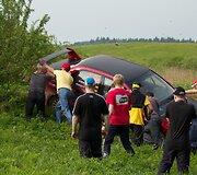 Vilniaus ralyje &ndash; Daunoravičių ekipažo incidentas