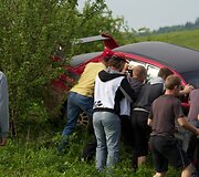 Vilniaus ralyje &ndash; Daunoravičių ekipažo incidentas