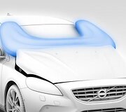 Pirmoji pėsčiųjų saugos oro pagalvė &ndash; &bdquo;Volvo V40&ldquo; automobilyje