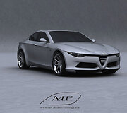 &bdquo;MP Car Design&ldquo; sukurtas &bdquo;Alfa Romeo Orazio Satta&ldquo; kupė automobilis