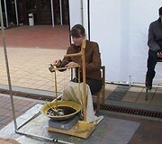 Akimirka i&scaron; renginio  &bdquo;Žemaičių amatų dienos&ldquo;.