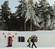 Sniego skulptūra