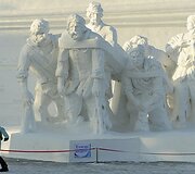 Sniego skulptūra
