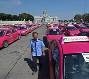 Taksi automobiliai Bankoke