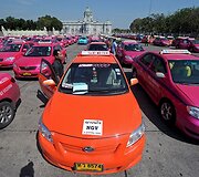 Taksi automobiliai Bankoke