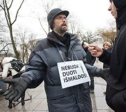 Elgetavimo akcija Vilniuje