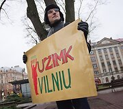 Elgetavimo akcija Vilniuje