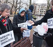 Elgetavimo akcija Vilniuje