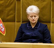 Lietuvos prezidentė Dalia Grybauskaitė