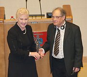 Irena Degutienė ir Sergejus Kovaliovas