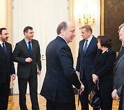 Andrius Kubilius (centre)