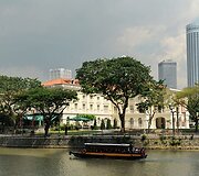 Valtis plaukia &scaron;alia Azijos civilizacijų muziejaus Singapūre